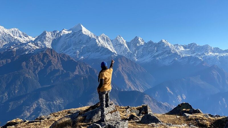 view of panchachuli from